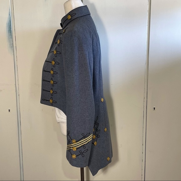 Vintage wool military cadet blazer S - Picture 2 of 16